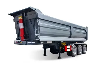 Трехосный самосвальный прицеп